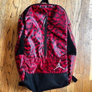 Nike Air Jordan Jumpman Backpack Red/Black Laptop Sleeve Gym Bag 9A1776-B22